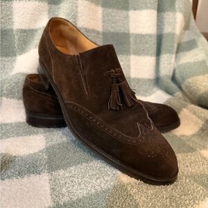 Wilson & Dean for Wilkes Bashford | Gravati | Elegant Brown Tassel Loafers